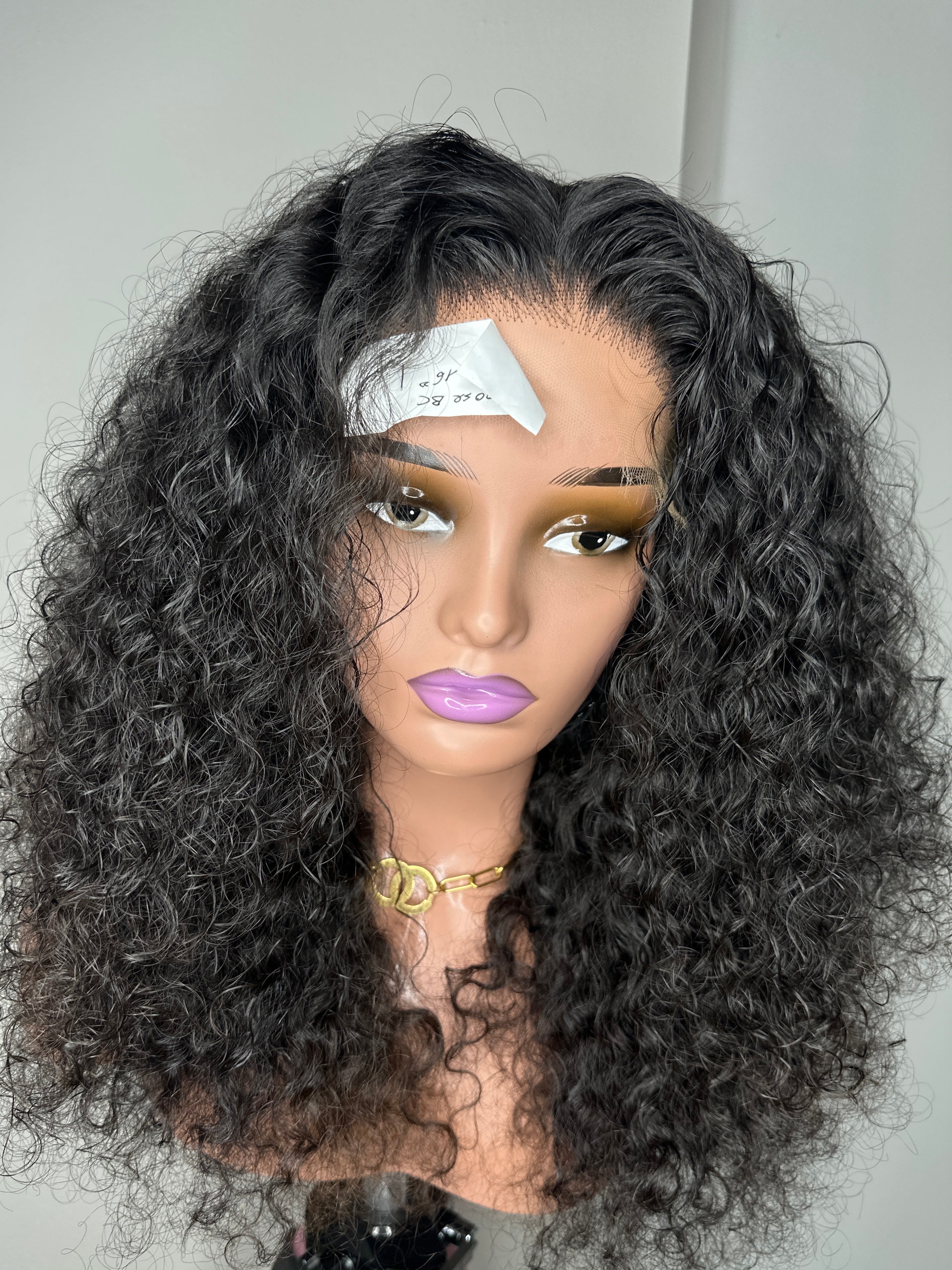 BerjBeauty Kira Curly Wig – 16” HD Lace (Raw Vietnam Donor Hair, Glueless)