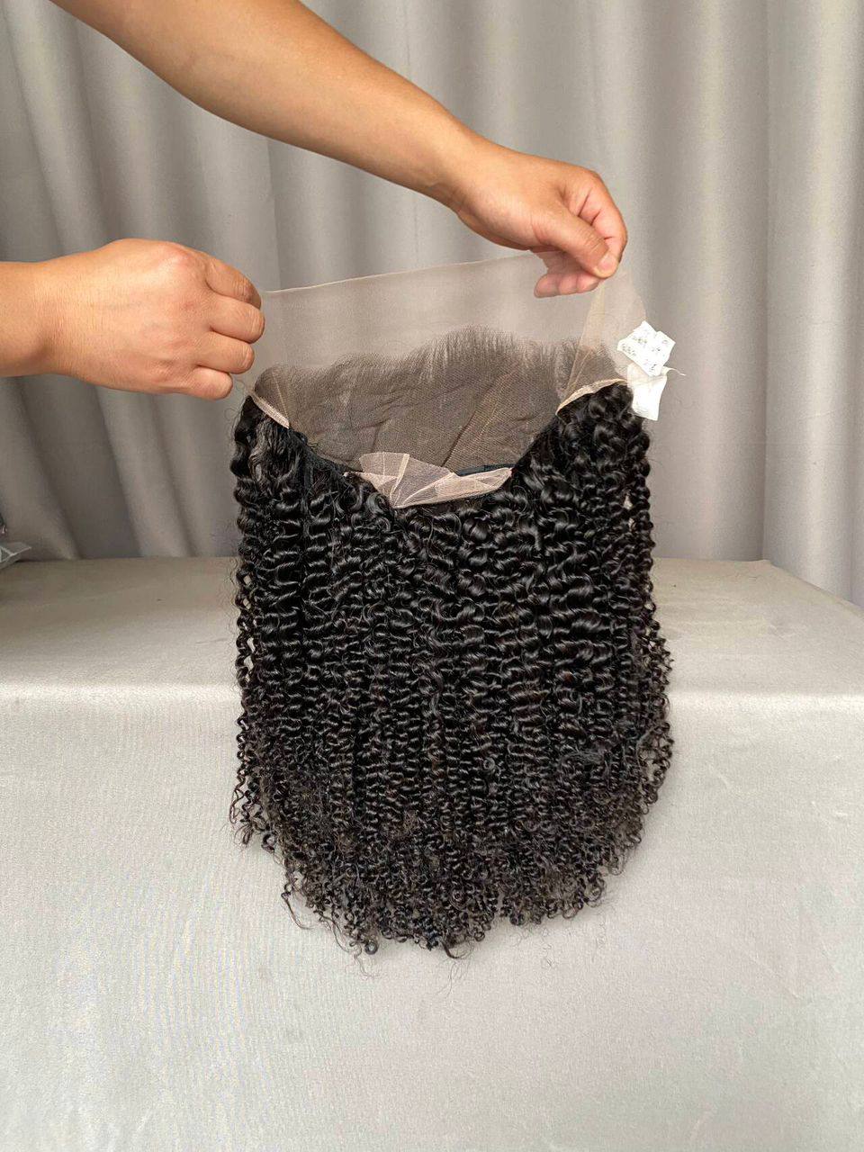 Kinky Curly 13x4 Full Frontal – 100% Human Hair | Natural Look, Volume & Definition