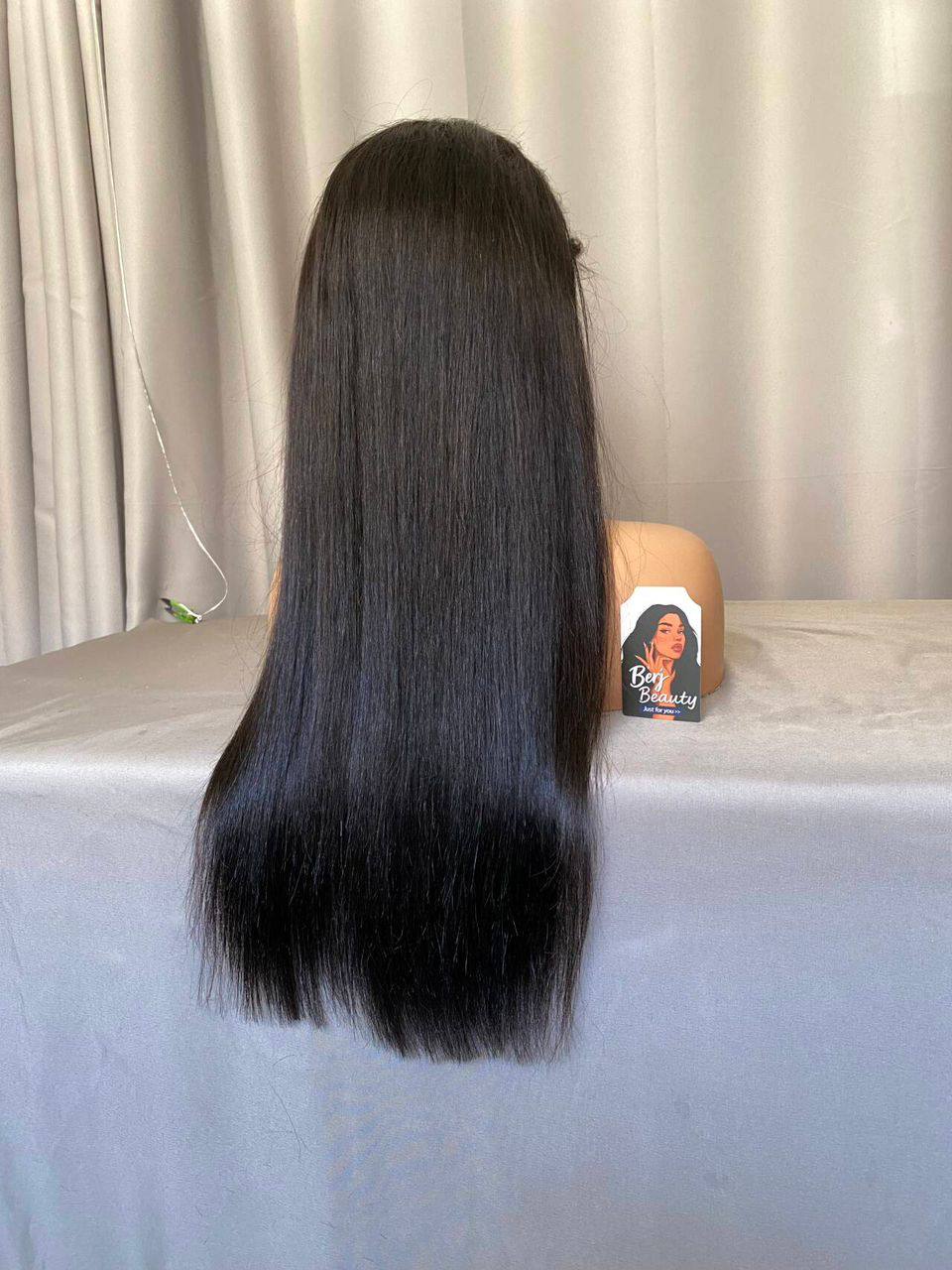 360 Lace Straight Wig – 100% Human Hair | Full Coverage, Natural Look, Glueless Install