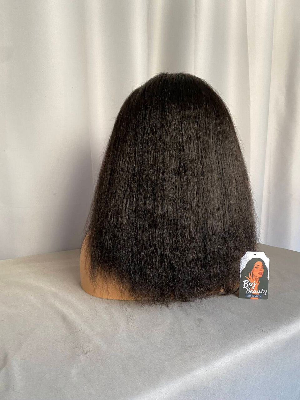 Kinky Straight 13x4 HD Lace Frontal – 100% Human Hair | Natural Blowout Look, Invisible Lace