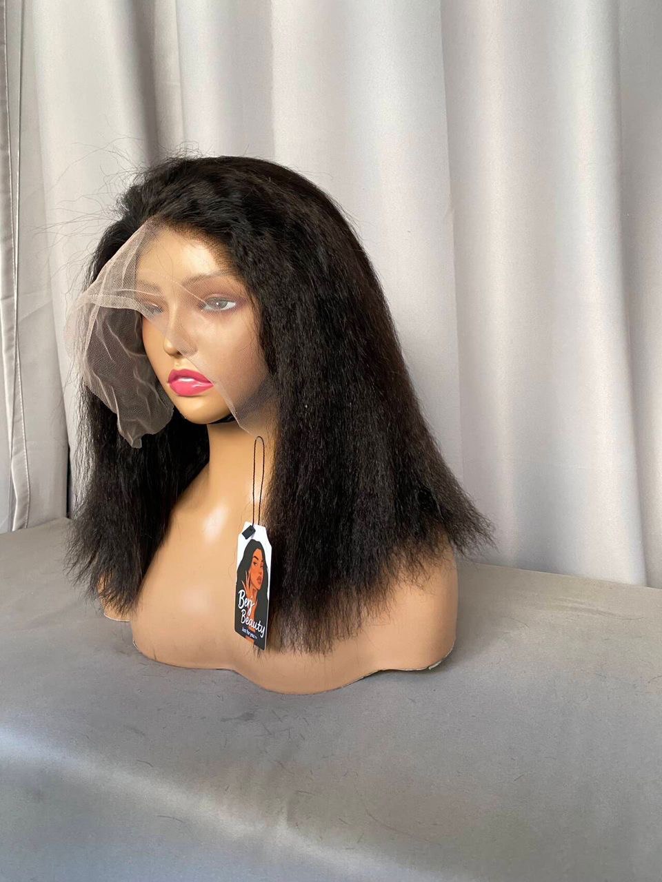 Kinky Straight 13x4 HD Lace Frontal – 100% Human Hair | Natural Blowout Look, Invisible Lace