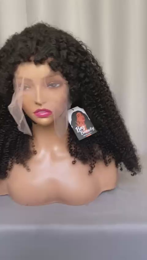 Full Lace Curly Wig – 100% Human Hair, Natural Look & Full Versatility